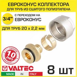 Евроконус Valtec VT.4410.NE.20 3/4