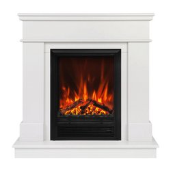 Каминокомплект Realflame Selena std wt-p512 с очагом Majestic lux br 750Вт молочный