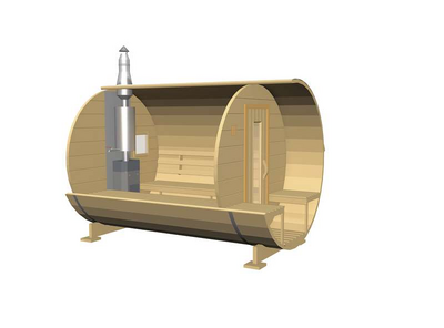 Баня-бочка проект №2