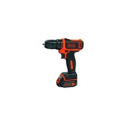 Дрель-шуруповерт аккумуляторная Black&Decker BDCDD12 10.8 В Li-ion, 2х1.5 Ач