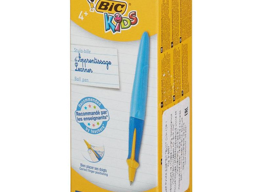 Ручка шариковая синяя BIC Kids Twist (толщина линии 0.4 мм)