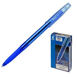 Ручка шариковая Pilot Super Grip BPS-GG-F-L синяя (толщина линии 0.22 мм)