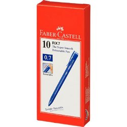 Ручка шариковая автоматическая Faber-Castell RX7 синяя (толщина линии 0.7 мм)