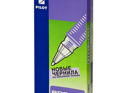 Ручка шариковая Pilot BPS-GP-F зеленая (толщина линии 0.22 мм)