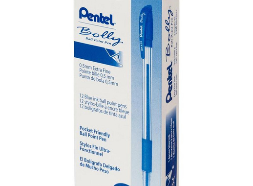 Ручка шариковая Pentel Bolly BK425-C синяя (толщина линии 0.25 мм)