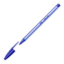 Ручка шариковая одноразовая Bic Cristal Soft синяя (толщина линии 0.35 мм)