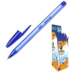 Ручка шариковая одноразовая Bic Cristal Soft синяя (толщина линии 0.35 мм)