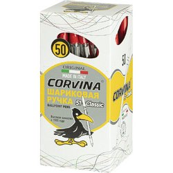 Ручка шариковая неавтоматическая Corvina 51 Classic красная (толщина линии 0,7 мм)