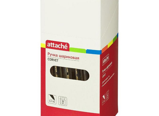 Ручка шариковая Attache Corvet зеленая (толщина линии 0.7 мм)