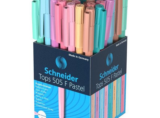 Ручка шариковая Schneider Tops 505 F Light Pastel синяя (в ассортименте, толщина линии 0.4 мм)