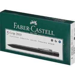 Ручка шариковая автоматическая Faber-Castell Grip розовая (толщина линии 0.7 мм)