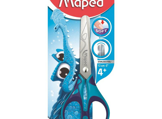 Ножницы детские Maped Essentials Soft (130 мм, классические)