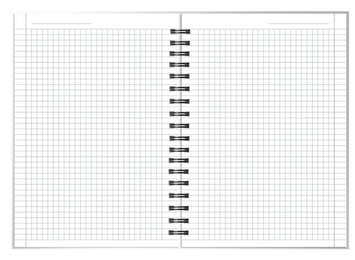 Бизнес-тетрадь Attache Concept А5 120 листов синяя в клетку на спирали (155х202 мм)