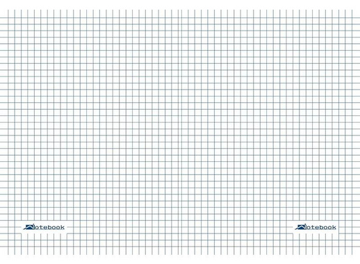 Блокнот Апплика Акварель A6 80 листов цветной в клетку на сшивке (100x140 мм)