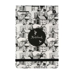 Блокнот Bruno Visconti Megapolis Journal Black&White А5 100 листов в ассортименте в точку на сшивке (145x210 мм) (артикул производителя 3-475/04)