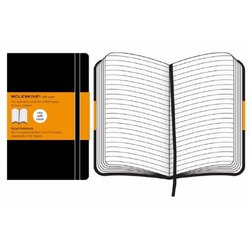 Блокнот Moleskine Classic Soft Xlarge A5+ 96 листов черный в линейку на сшивке (190x250 мм)