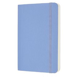 Блокнот Moleskine Classic Soft Pocket A6 96 листов без линовки голубой на сшивке (90x140 мм)