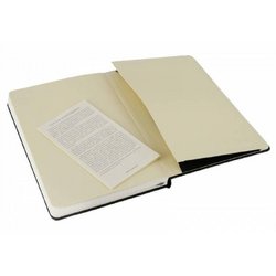 Блокнот Moleskine Classic Large A5+ 120 листов черный в клетку на сшивке (130x210 мм)