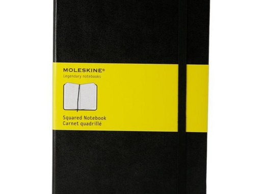 Блокнот Moleskine Classic Large A5+ 120 листов черный в клетку на сшивке (130x210 мм)