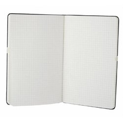 Блокнот Moleskine Classic Large A5+ 120 листов черный в клетку на сшивке (130x210 мм)