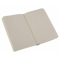 Блокнот Moleskine Classic Soft Pocket A6 96 листов черный без линовки на сшивке (90x140 мм)