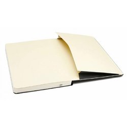 Блокнот Moleskine Classic Large A5+ 120 листов черный в линейку на сшивке (130x210 мм)