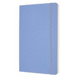 Блокнот Moleskine Classic Soft Large A5 120 листов без линовки голубой на сшивке (130x210 мм)