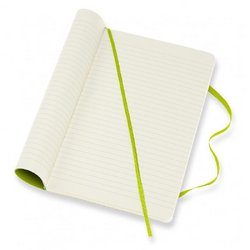 Блокнот Moleskine Classic Soft Large A5 120 листов в линейку салатовый на сшивке (130x210 мм)