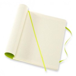 Блокнот Moleskine Classic Soft Xlarge A5+ 96 листов в линейку салатовый на сшивке (190x250 мм)