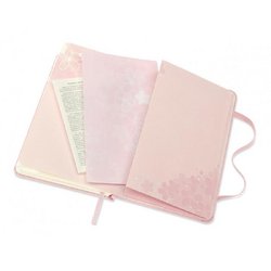 Блокнот Moleskine Le Sakura Pocket A6 96 листов розовый в линейку на сшивке (90x140 мм)