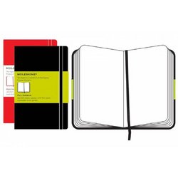 Блокнот Moleskine Classic Large A5+ 120 листов красный без линовки на сшивке (130x210 мм)