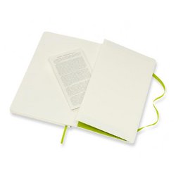 Блокнот Moleskine Classic Soft Large A5 120 листов без линовки салатовый на сшивке (130x210 мм)