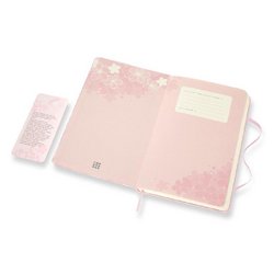 Блокнот Moleskine Le Sakura Large A5 120 листов розовый без линовки на сшивке (130x210 мм)