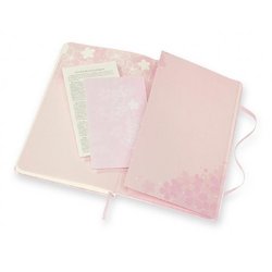 Блокнот Moleskine Le Sakura Large A5 120 листов розовый без линовки на сшивке (130x210 мм)