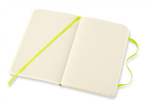 Блокнот Moleskine Classic Soft Pocket A6 96 листов без линовки салатовый на сшивке (90x140 мм)