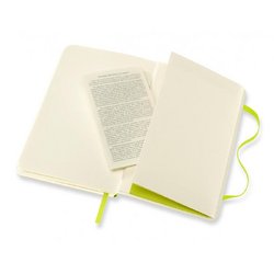 Блокнот Moleskine Classic Soft Pocket A6 96 листов без линовки салатовый на сшивке (90x140 мм)