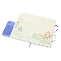 Блокнот Moleskine Le Wizard of Oz Large A5 120 листов в линейку белый/красный на сшивке (130x210 мм)