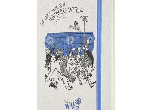 Блокнот Moleskine Le Wizard of Oz Large A5 120 листов в линейку белый/красный на сшивке (130x210 мм)