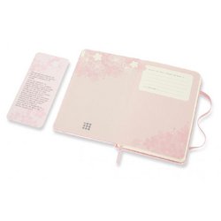 Блокнот Moleskine Le Sakura Pocket A6 96 листов розовый без линовки на сшивке (90x140 мм)