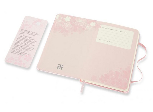 Блокнот Moleskine Le Sakura Pocket A6 96 листов розовый без линовки на сшивке (90x140 мм)