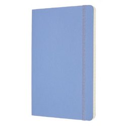 Блокнот Moleskine Classic Soft Large A5 120 листов в линейку голубой на сшивке (130x210 мм)