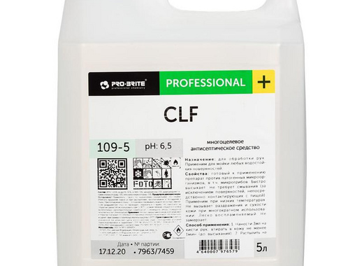 Средство антисептическое для рук и поверхностей Pro-Brite CLF (109-5) 5 л