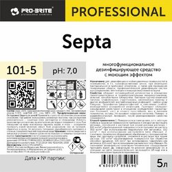 Антисептик для рук Pro-Brite Septa 5 л