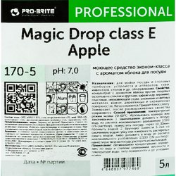 Средство для мытья посуды Pro-Brite Magic Drop Apple 5 л (концентрат)