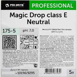 Средство для мытья посуды Pro-Brite Magic Drop class E Neutral 5 л (концентрат)