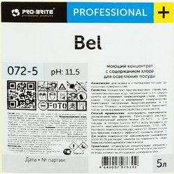 Моющее средство с отбеливающим эффектом Pro-Brite Bel 5 л (концентрат)