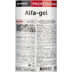 Чистящее средство для удаления известкового налета и ржавчины Pro-Brite Alfa-Gel 0.75 л (концентрат)