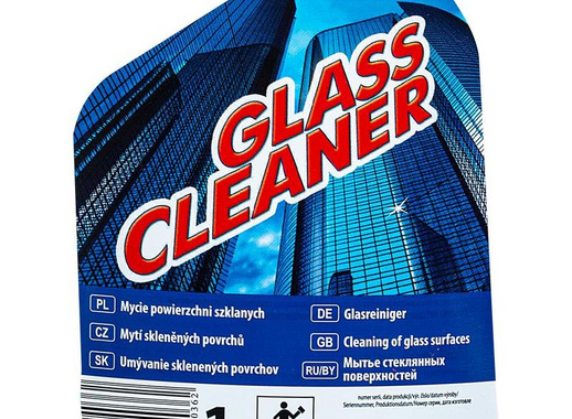 Чистящее средство для стекол и зеркал Lakma Profimax Glass Cleaner 1 л (готовое к применению средство)