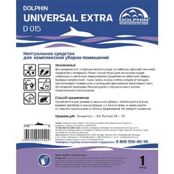 Средство для комплексной уборки помещений Dolphin Universal Extra 1 л (концентрат)