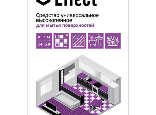 Средство для мытья полов Effect Delta 401 1 л (концентрат)